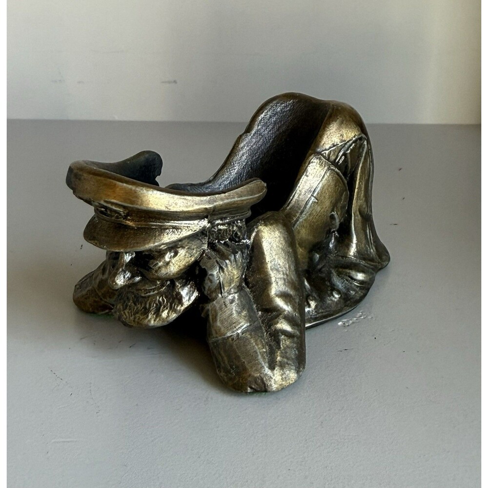 PM Craftsman Brass Pipe Rest Holder Navy Man Captain Nautical Sailing Boat